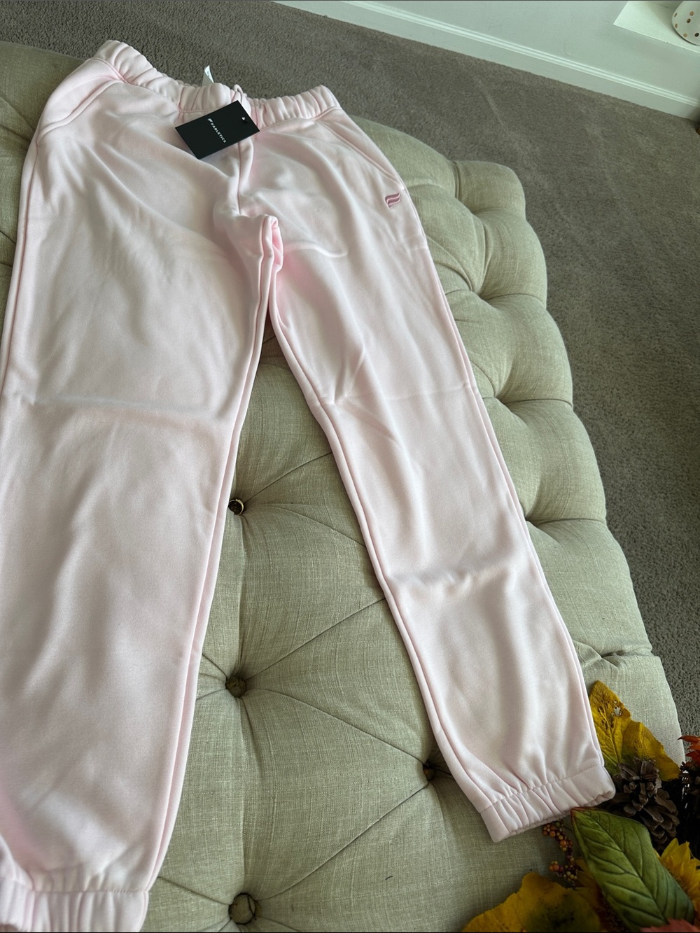 Fabletics Light Pink Women's Track Joggers